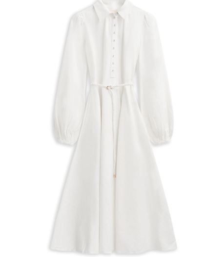 LINEN SHIRT DRESS