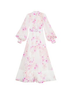 ORGANZA BELT DRESS