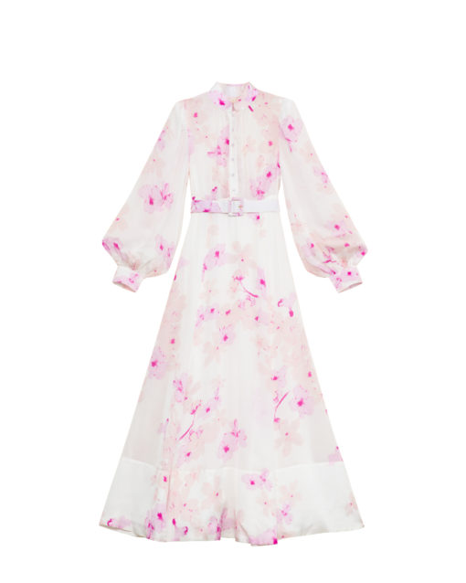 ORGANZA BELT DRESS