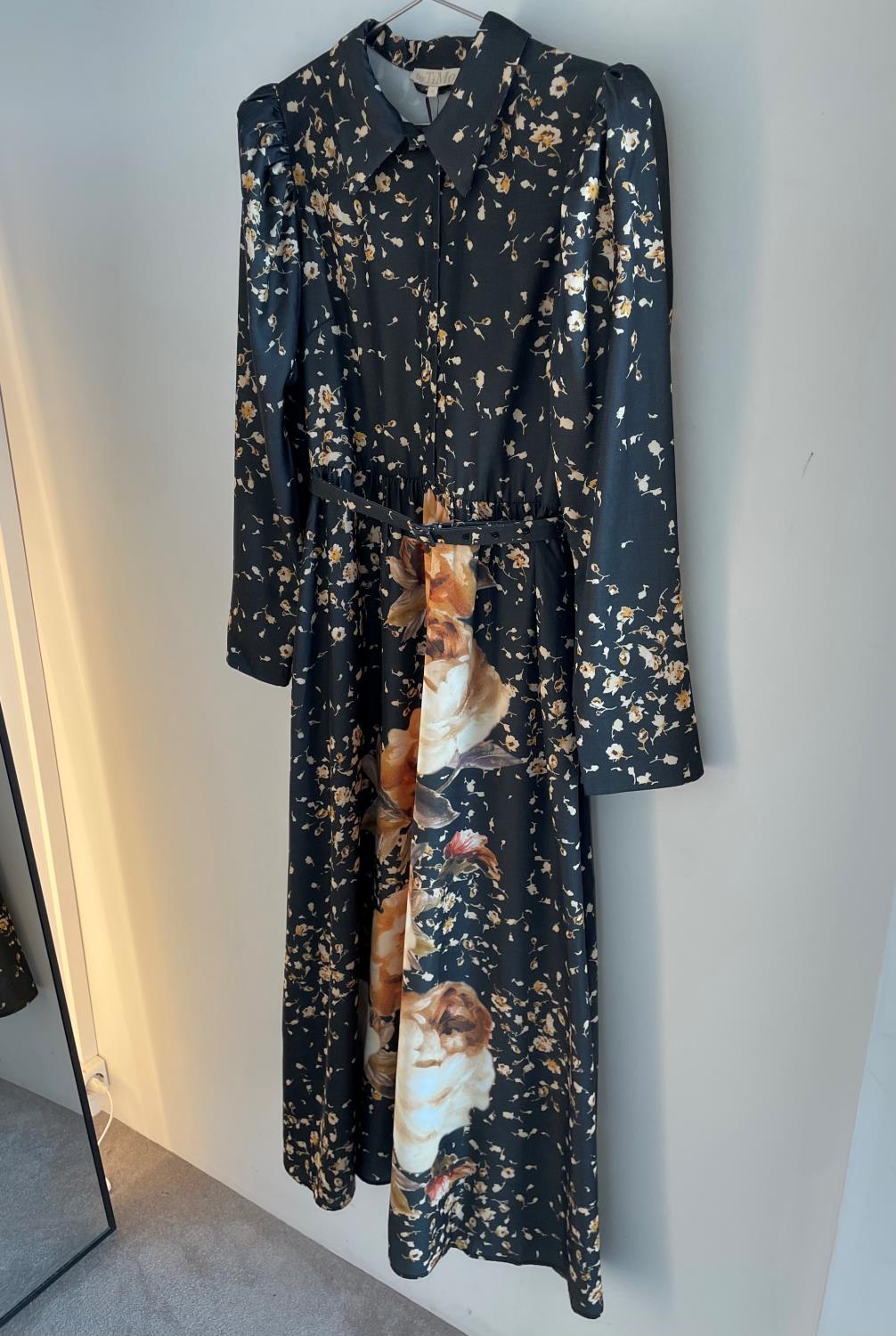 Tailored Satin Dress