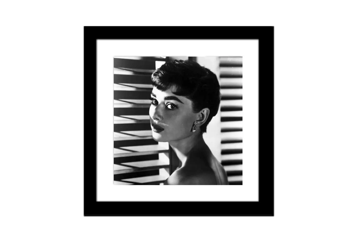 Glass picture w/frame 60X60CM