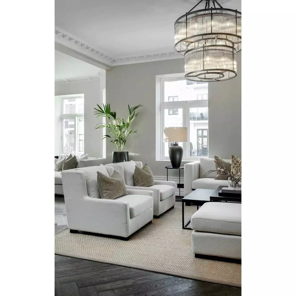 Taklampe Clinton Dobbel