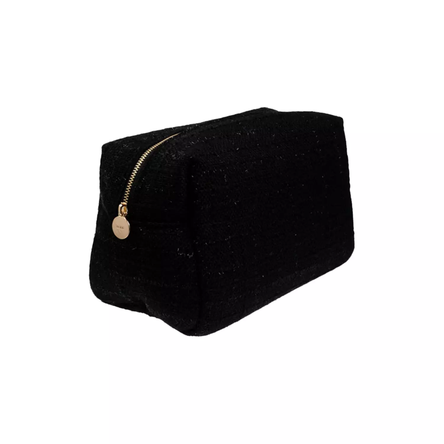 Tweed make up pouch large