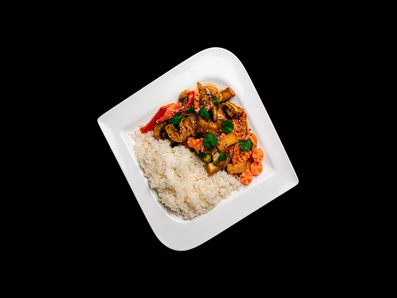 44. Wok i Søtsursaus m/ris