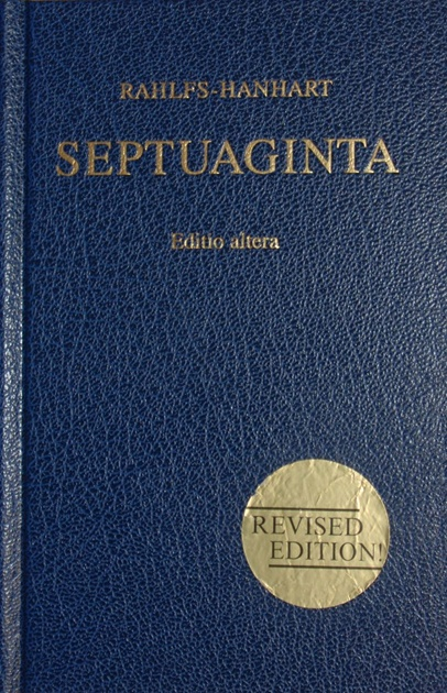 Septuaginta, Det gamle testamente, Gresk