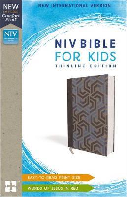NIV - Bible for Kids, Cloth Over Board, Blue, Red Letter Edition, Comfort Print (Thinline Edition)