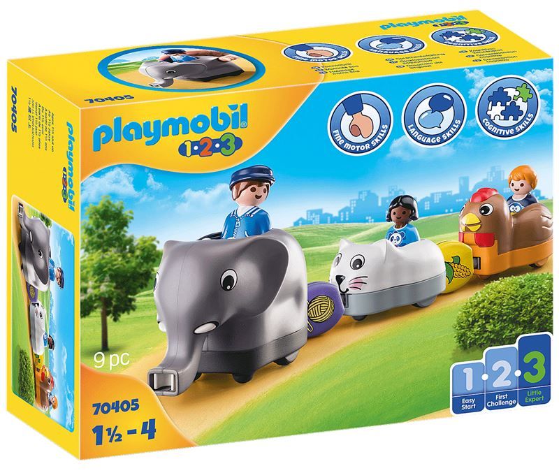 Dyretog Playmobil 1-2-3 (1,5-4år)