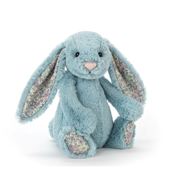 Kanin Plysj 18cm Aqua/Blossom Bea - Jellycat