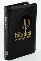 Norsk Bibel - NB88 - Storskrift- Svart geiteskinn m.Register