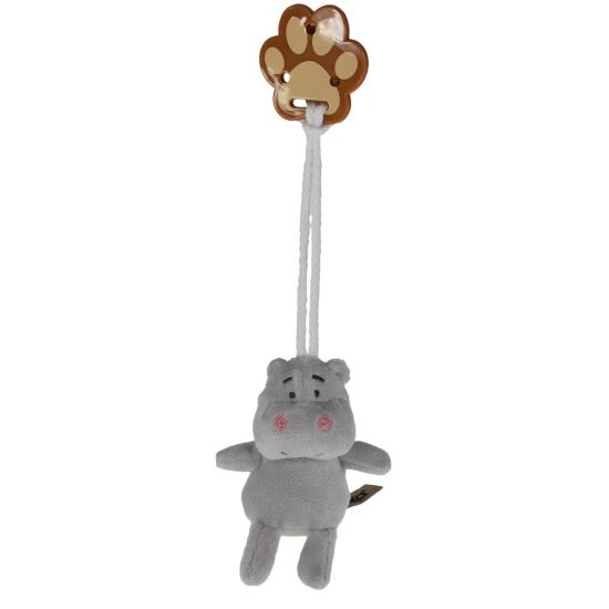 Bamse Flodhest m.clip 10/27cm - Tinka