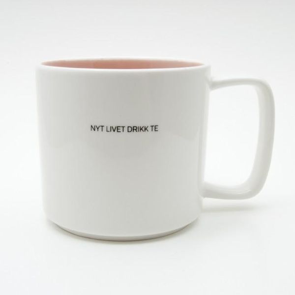 Stort Krus "Nyt livet, drikk te"