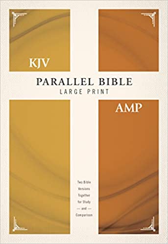 KJV - AMP, Parallel Bible, Large print, Hardcover