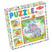 Mitt første pusslespill - Safari 4 motiver