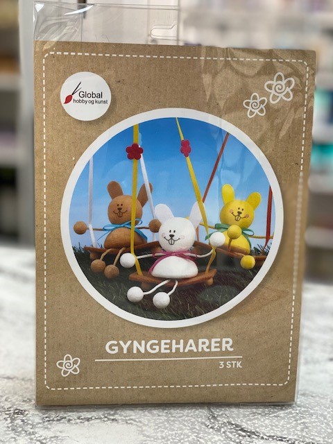 Hobbypakke Påske - Gyngeharer