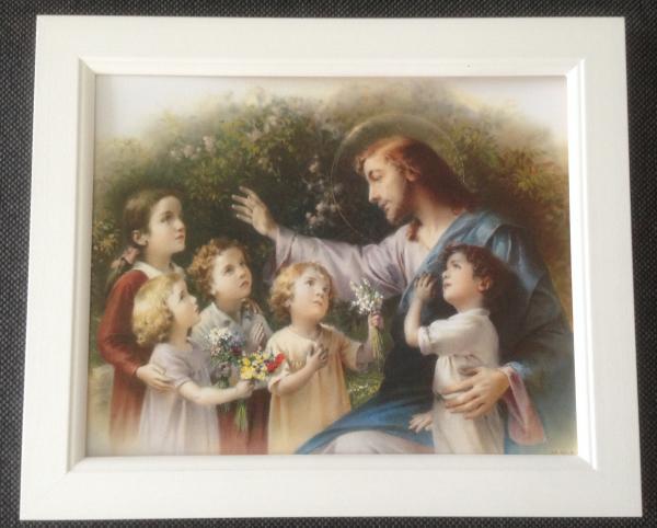Bilde "Jesus og barna" - 20x25 cm
