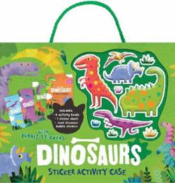 Dinosaurer - Aktivitetskoffert med ballongklistremerker