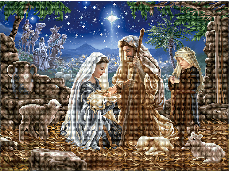 Diamond Dotz DD13 – Let us Adore Him - Nativity