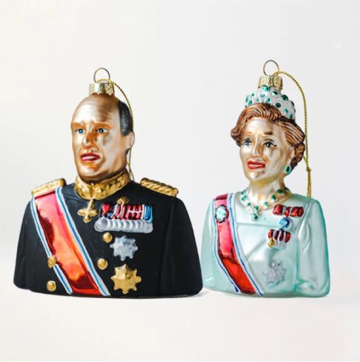 Harald og Sonja Julekuler by HEIM Studio Forhåndsbestilling