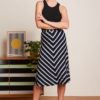 Juno Midi skirt Embla Stripe