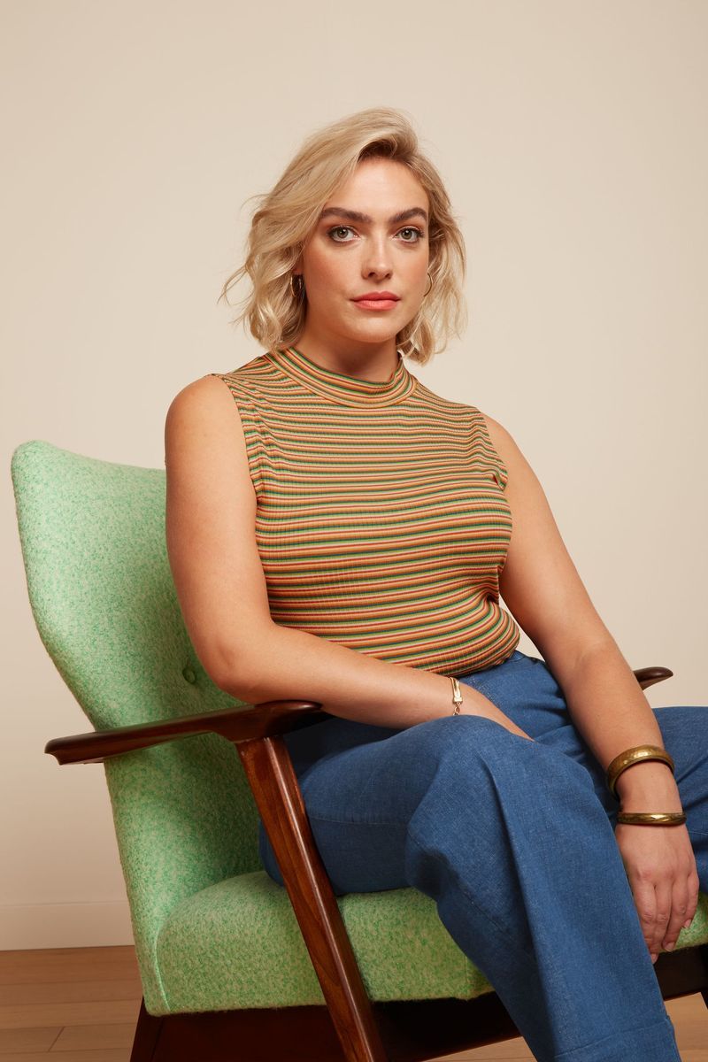 Turtle Top Boxy Stripe