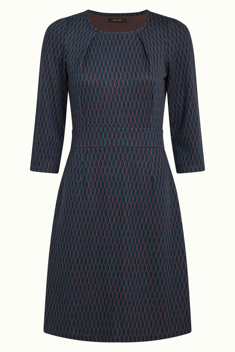 Mona Dress Spring Evening Blue