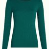 Lilli Tee Uni Rib Spruced Green