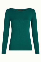 Lilli Tee Uni Rib Spruced Green