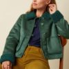 Dina Jacket Lammy Pine Green