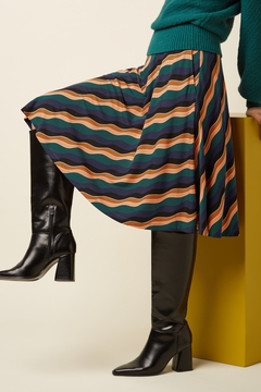 Serena Skirt Razzle Dragonfly Green