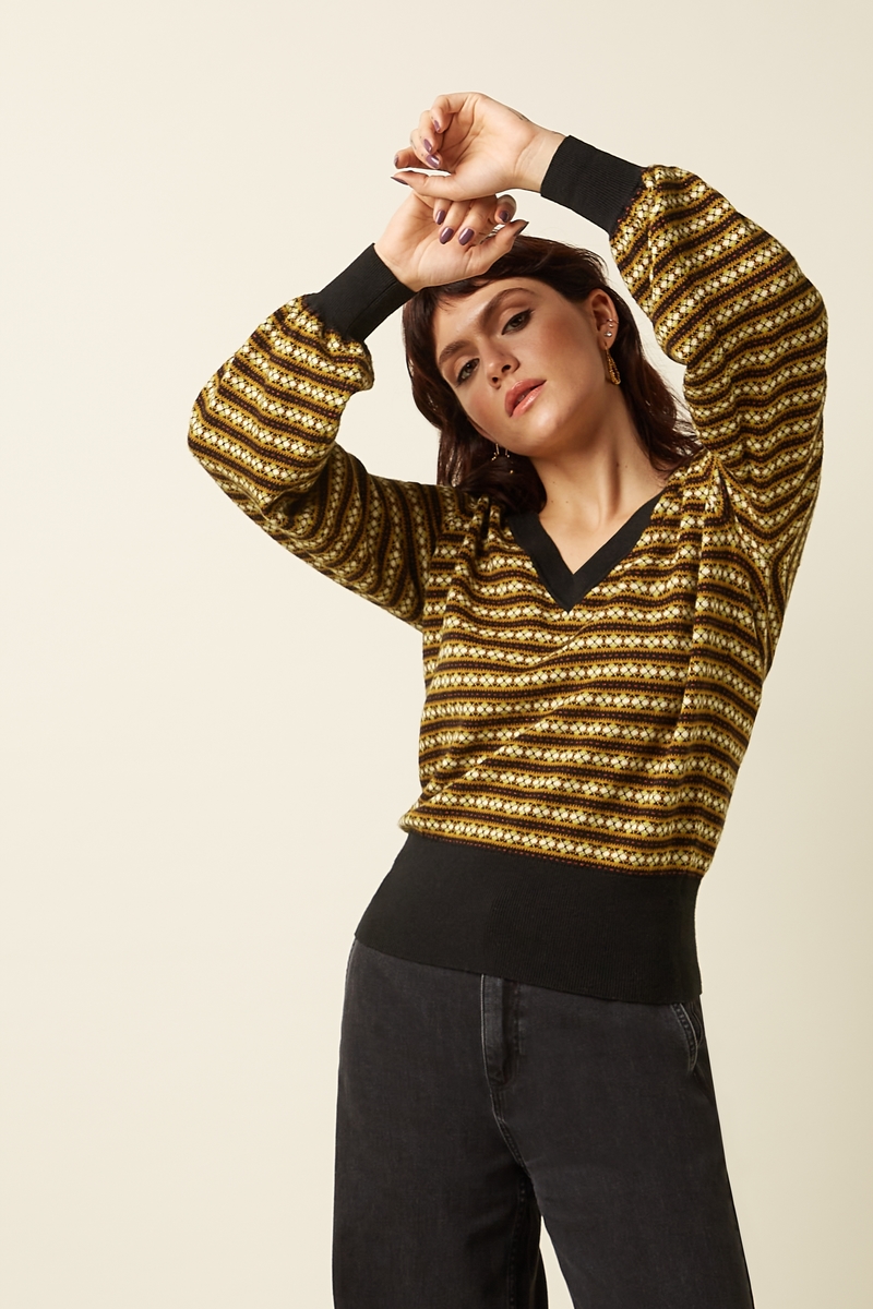 V-Neck Bellsleeve Walter