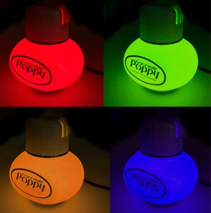 Poppy LED lysplate multicolor USB