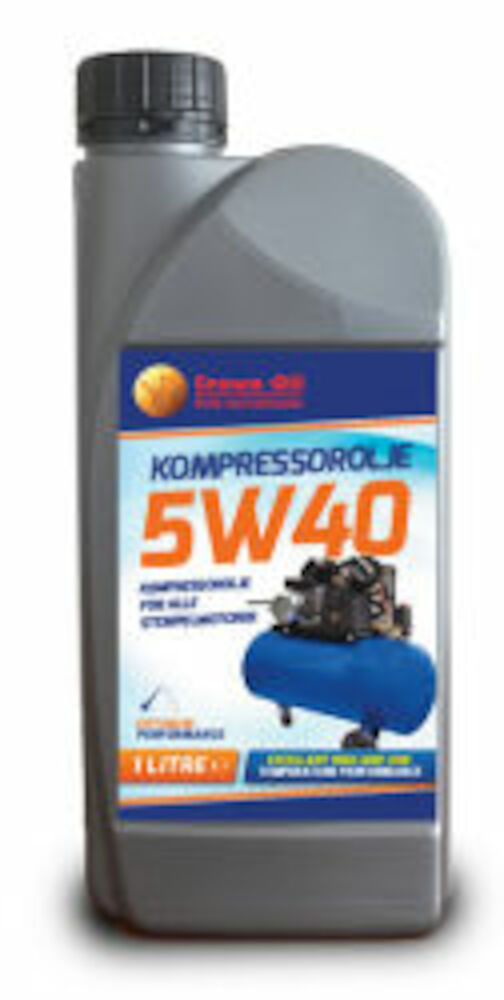 Crown oil Kompressorolje 5w-40 1l