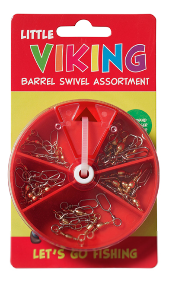 Svirvel for fiskekrok boks