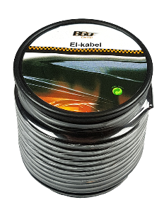 BGU El-kabel svart, 2x1,5kv, 5m