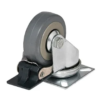 Hamron svingbare leddhjul m/brems 50mm 2pk