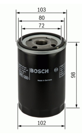 Oljefilter Bosch P3365 PH5592