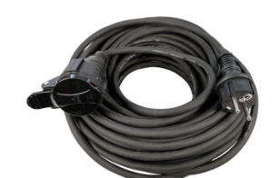 Skjøtekabel gummi 20m 3G2,5