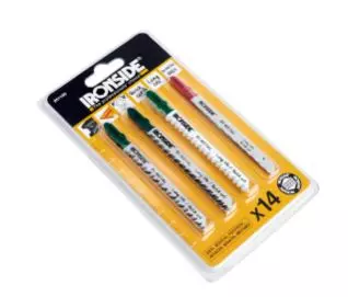 Ironside stikksagblad for tre og metal 14pk