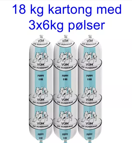 Vom & Hundemat fullfôr Puppy 18 kg