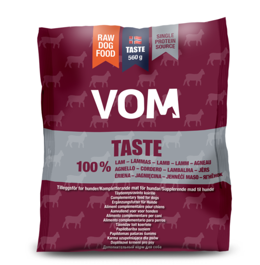 Vom & hundemat kjøttboller Taste Lam 560g