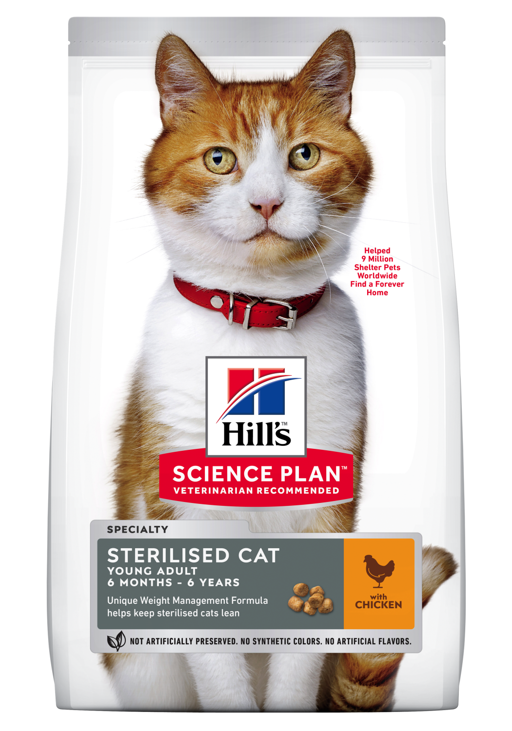 Hill's Feline Sterilised Young Adult kylling 1,5kg