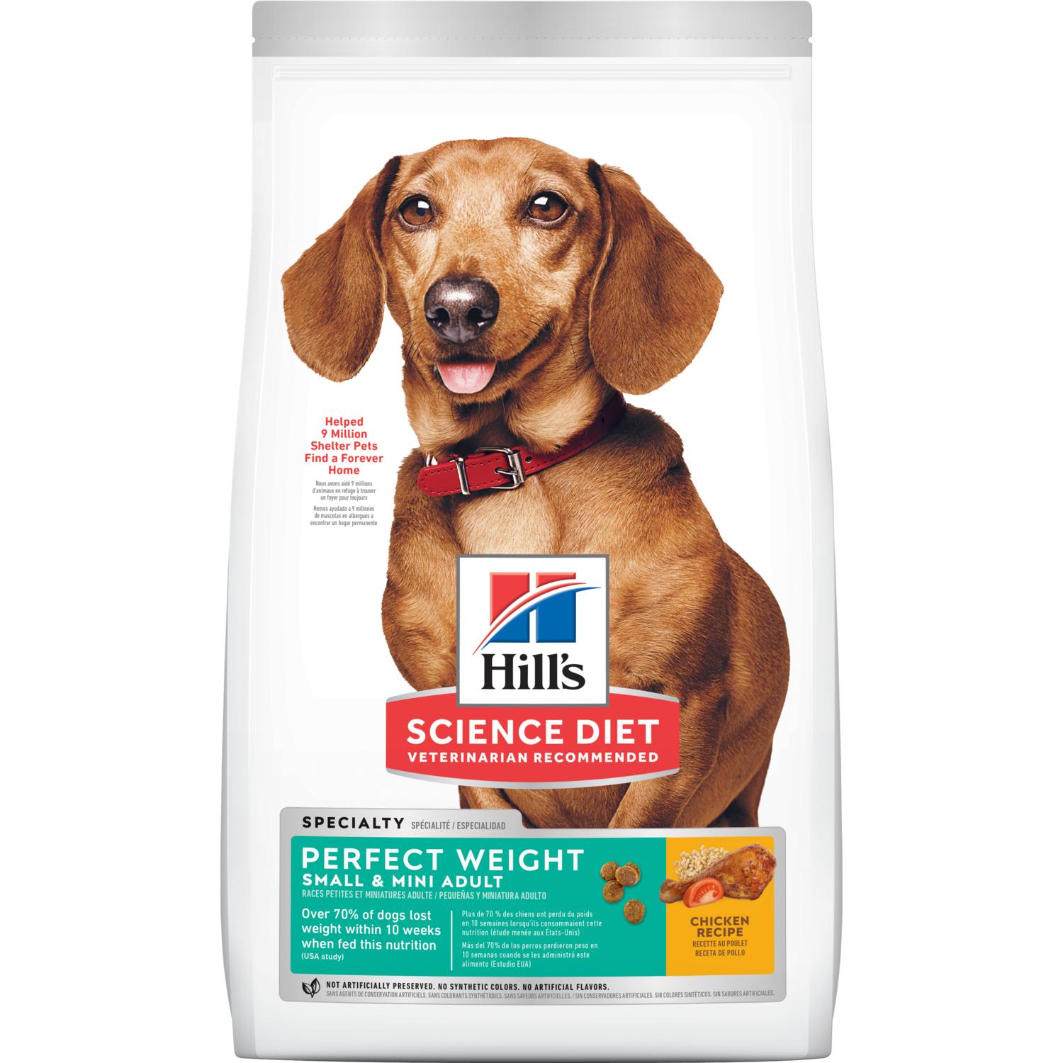 Hills Canine adult perfect weight mini 2kg