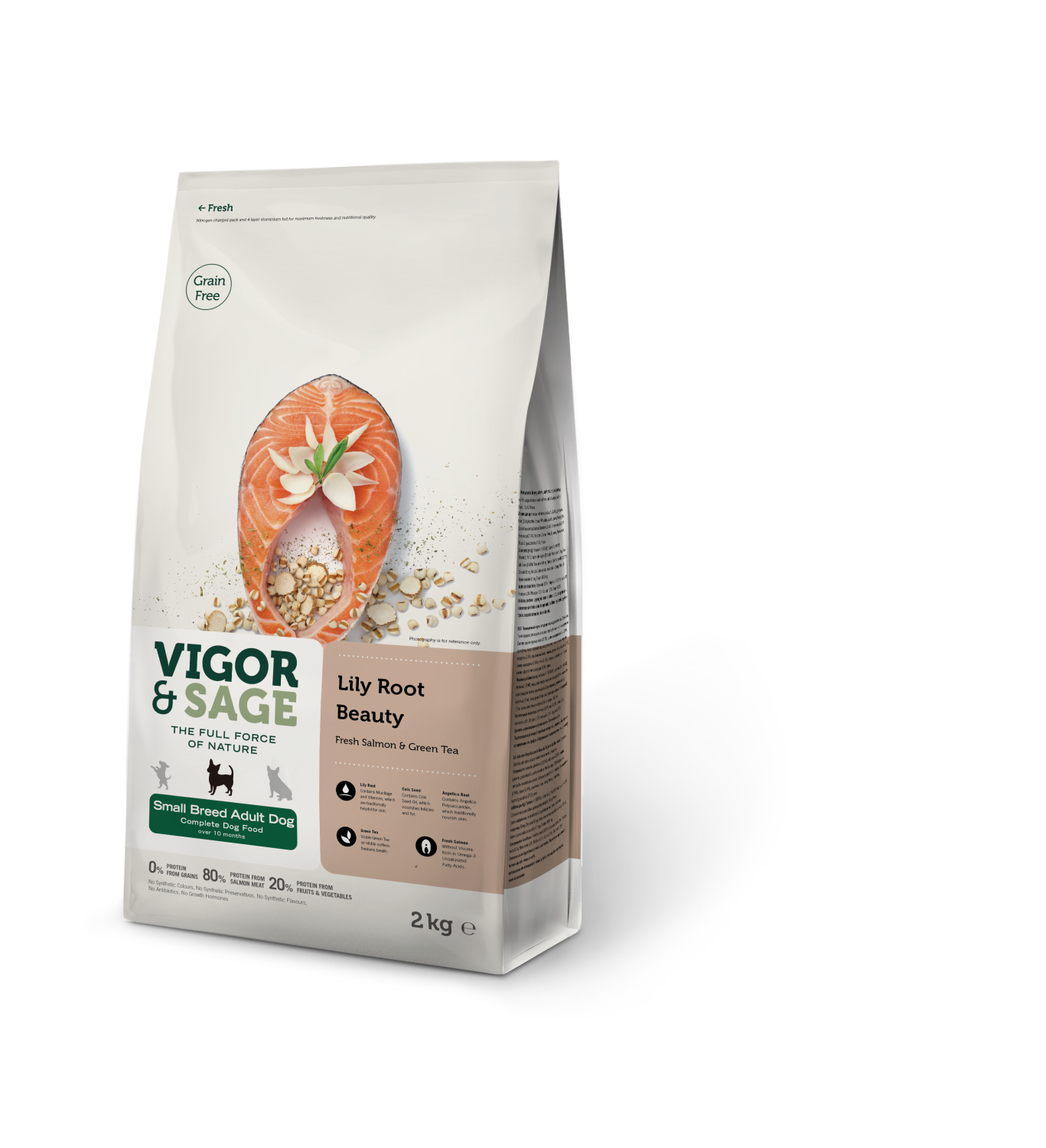 Vigor & sage Lily root small adult 2kg