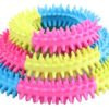 Hundeleke rainbow world ring 11cm