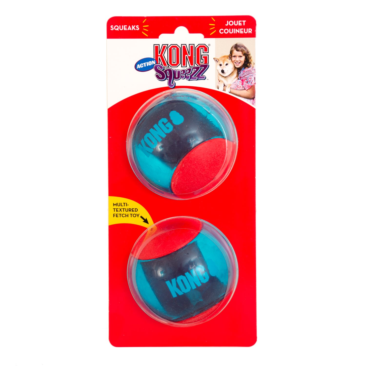 Kong squeezz action ball L