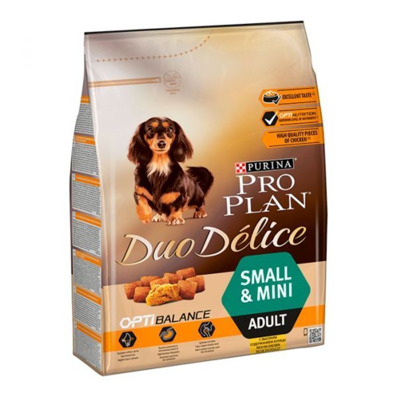 Pro Plan Duo Delice Adult small & mini kylling 2,5kg