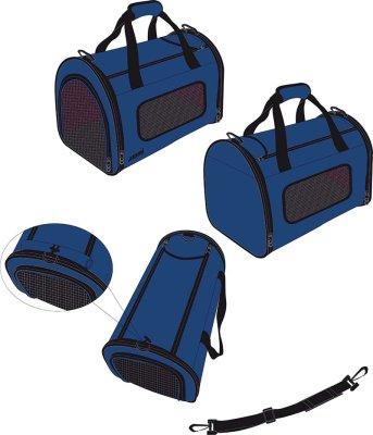 Transportveske 41,5*25*25 cm Blå