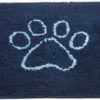 Dog gone smart dirty dog dørmatte M marineblå 79x51cm