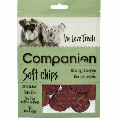 Companion Soft Chips Okse og Okselever 80gr