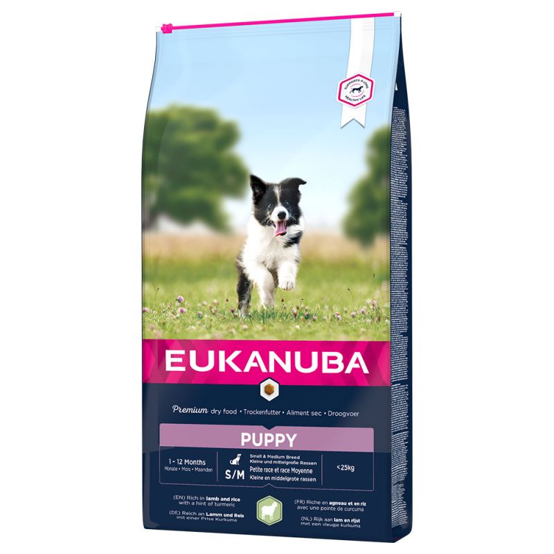 Eukanuba Puppy Lam & Ris Small/medium 12kg